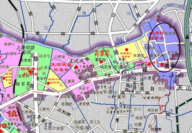 上海虹橋商務(wù)區(qū)北部的許浦村：大部分要動遷，成為綠化為主的地區(qū)